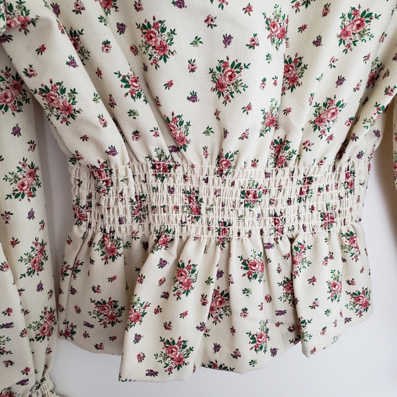 Vintage Upstairs Closet Floral Print Top - Picture 12 of 16